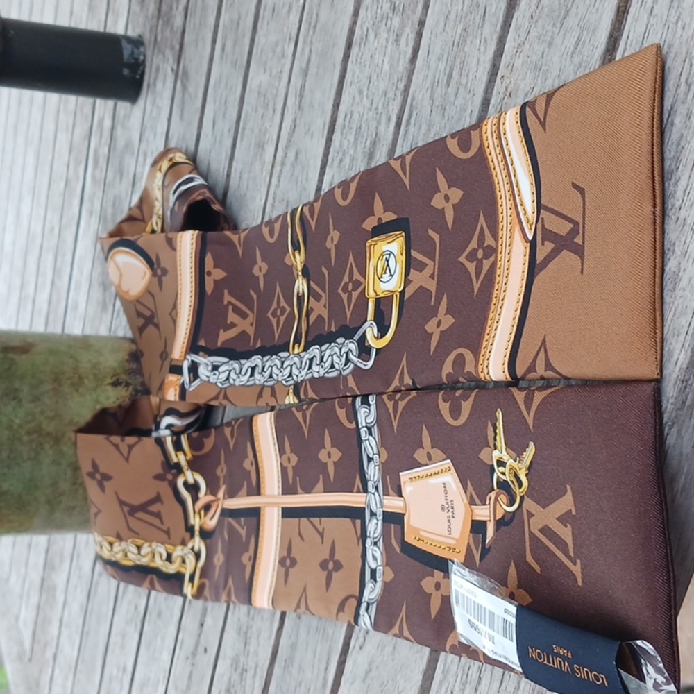 LOUIS VUITTON NEW MONOGRAM CONFIDENTIAL BANDEAU 100% Authentic - Picture 7 of 13